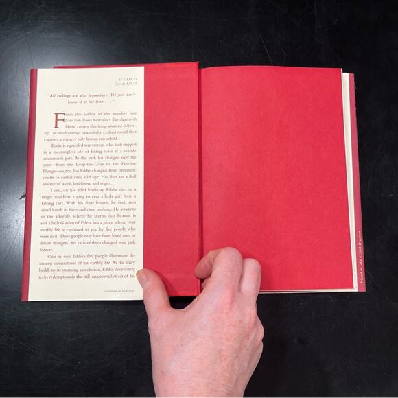 NEW The Five People You Meet In Heaven Hardcover Fiction Book by Mitch Albom - Picture 7 of 16